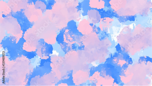 Blue and pink watercolor background for textures backgrounds and web banners design