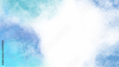 Blue watercolor background for textures backgrounds and web banners design