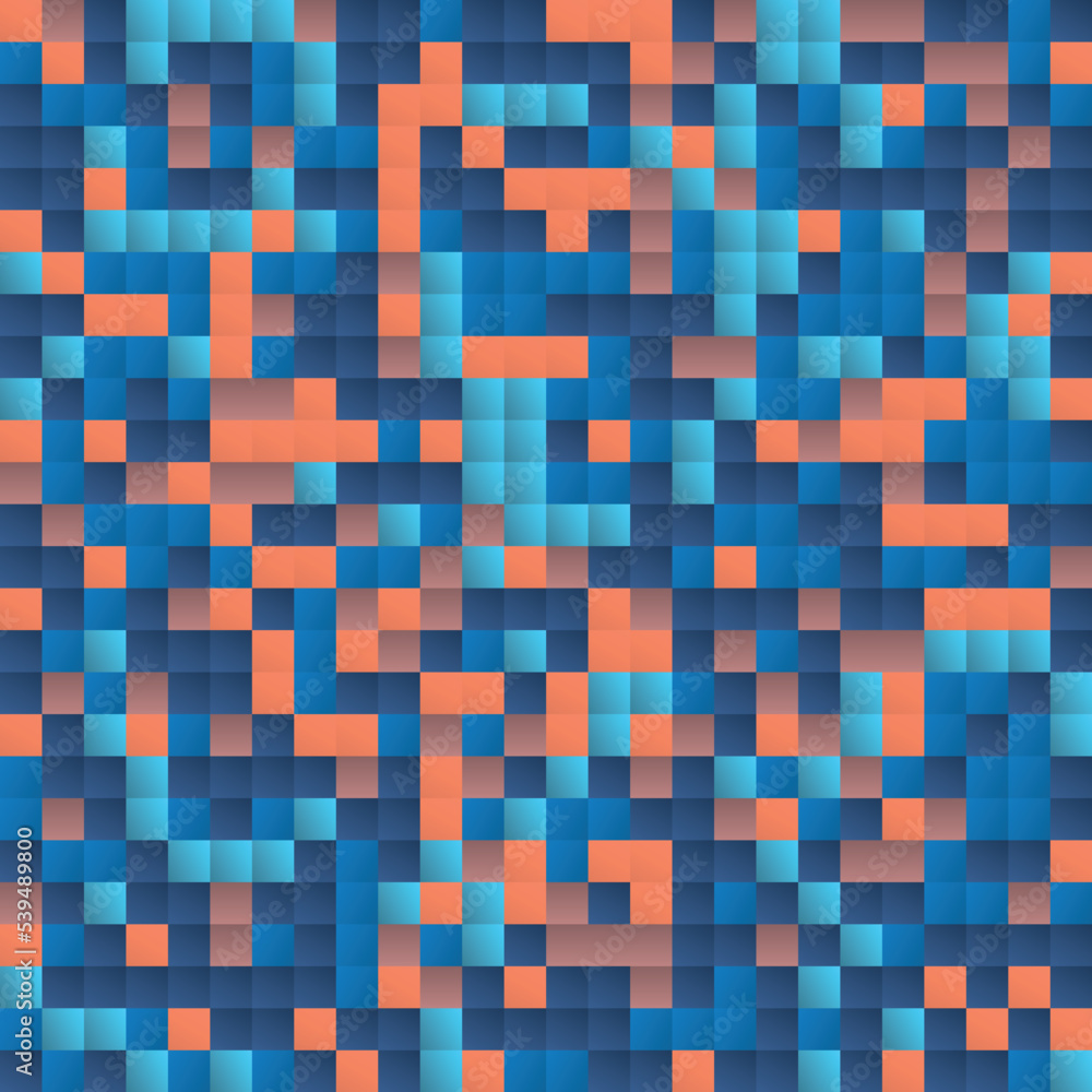 A retro style grid pattern of bold bright colours A retro style grid pattern of bold bright colours
