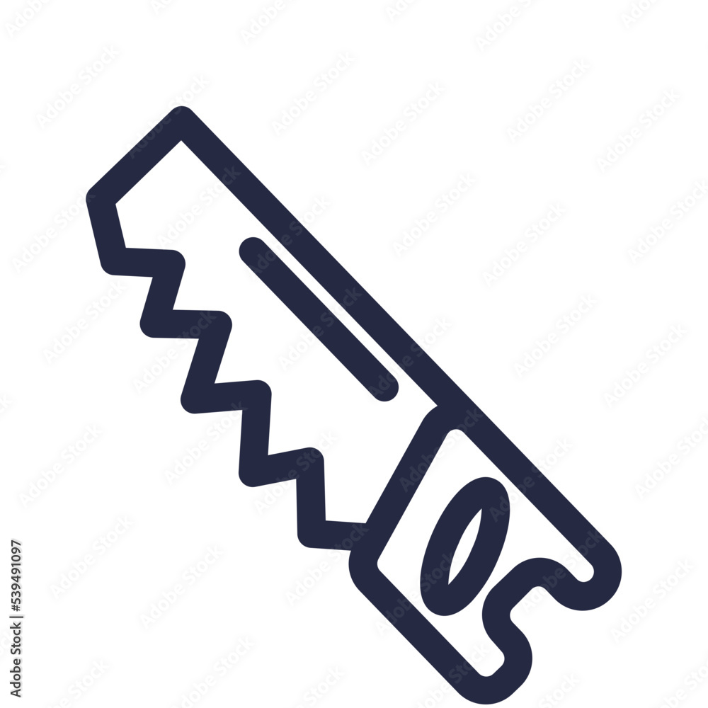 building construction equipment hand saw tool icon building construction equipment hand saw tool icon