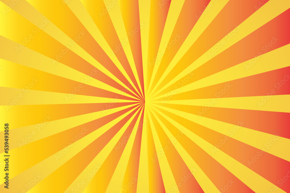 Orange radial background. Vector illustration Orange radial background. Vector illustration