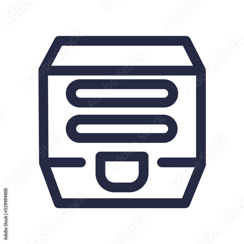 box supplies supply tools icon