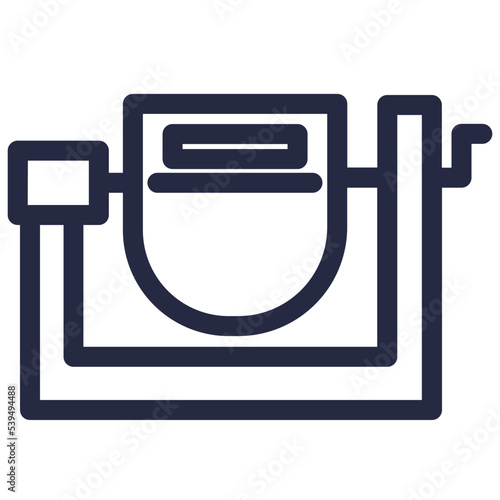 concrete mixer work builder tools constructions icon