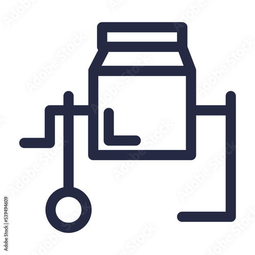 concrete mixer work builder tools constructions icon