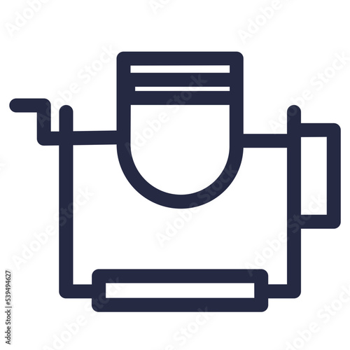 concrete mixer work builder tools constructions icon