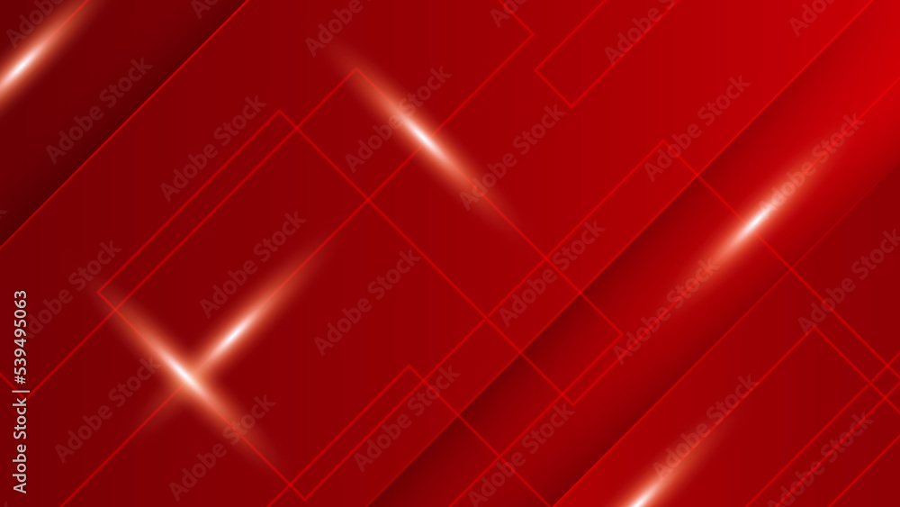 Fototapeta premium Abstract dark red background minimal with motion speed light, abstract creative digital futuristic technology background. Luxury background with game tech element. Vector illustration