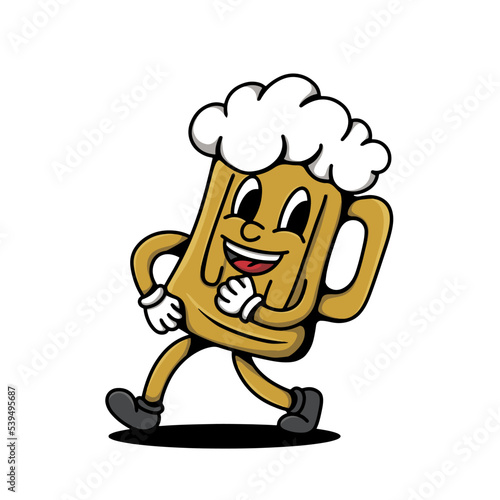 glass of beer cartoon