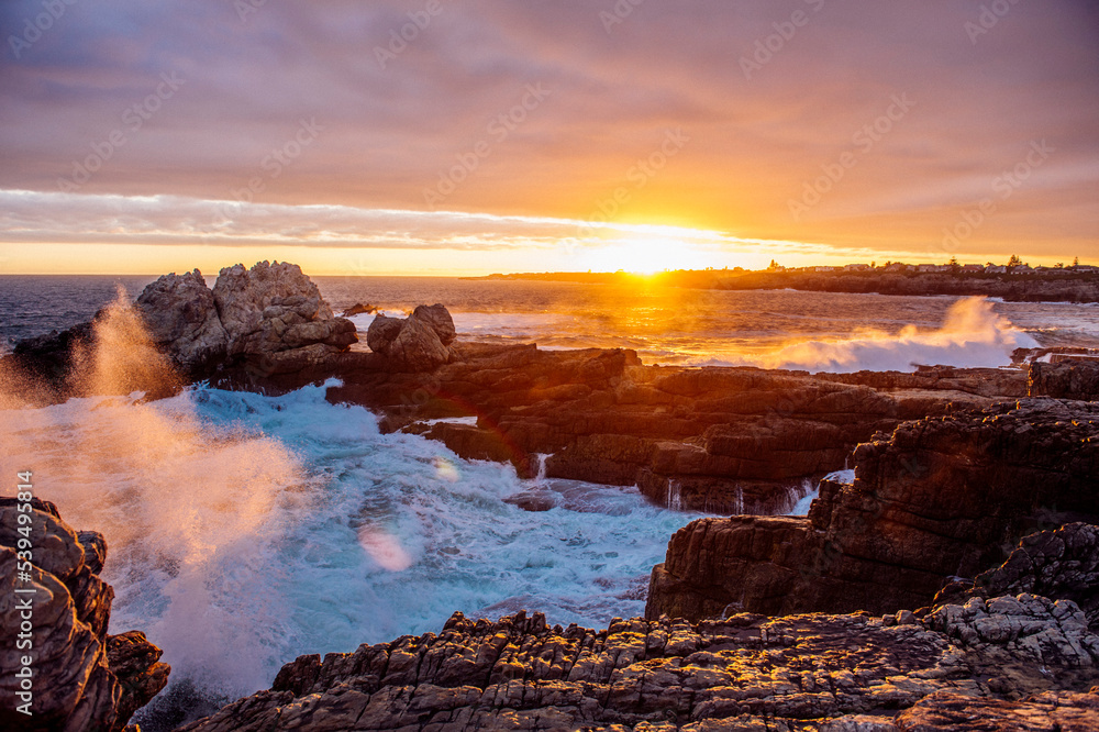 Fototapeta premium sunset over the sea