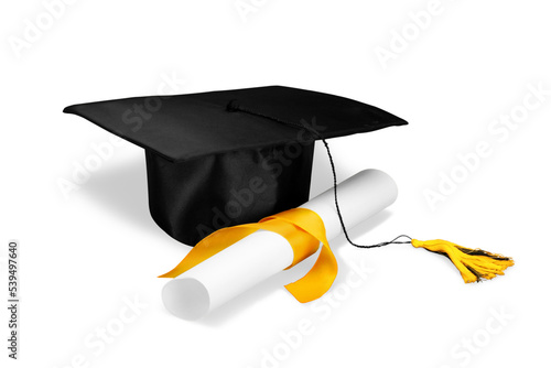 Canvastavla Mortarboard and Diploma