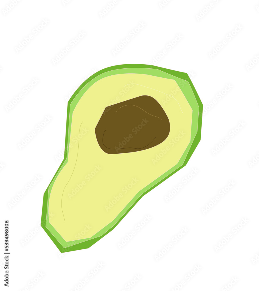 Avocado modern illustration Avocado modern illustration