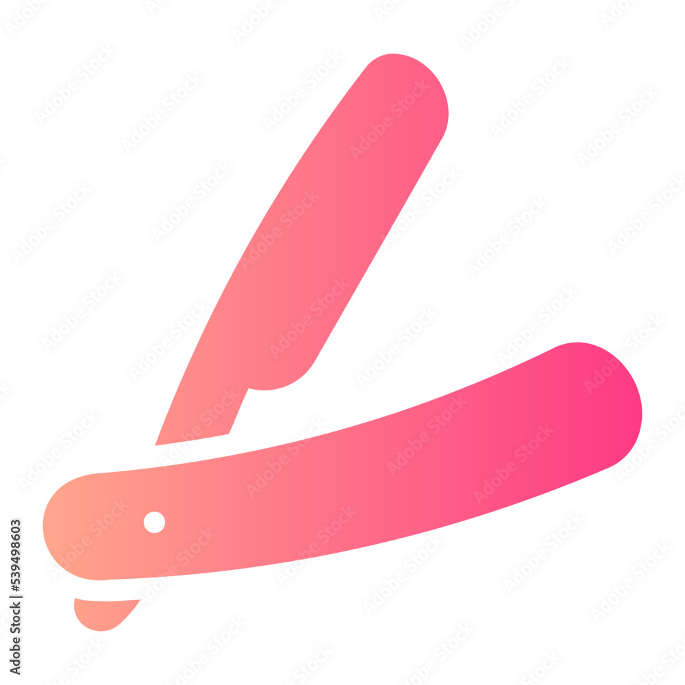 razor gradient icon razor gradient icon