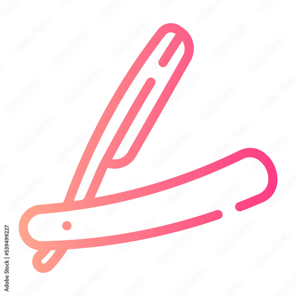razor gradient icon razor gradient icon