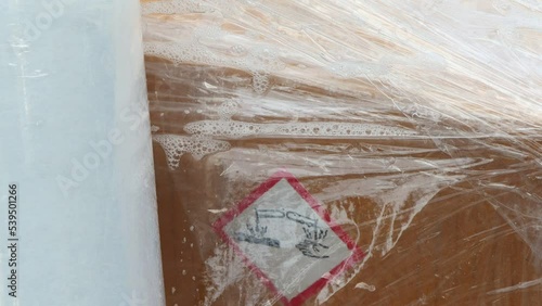 clear Film roll for packing and sticky, Clear film rolls for product protection
