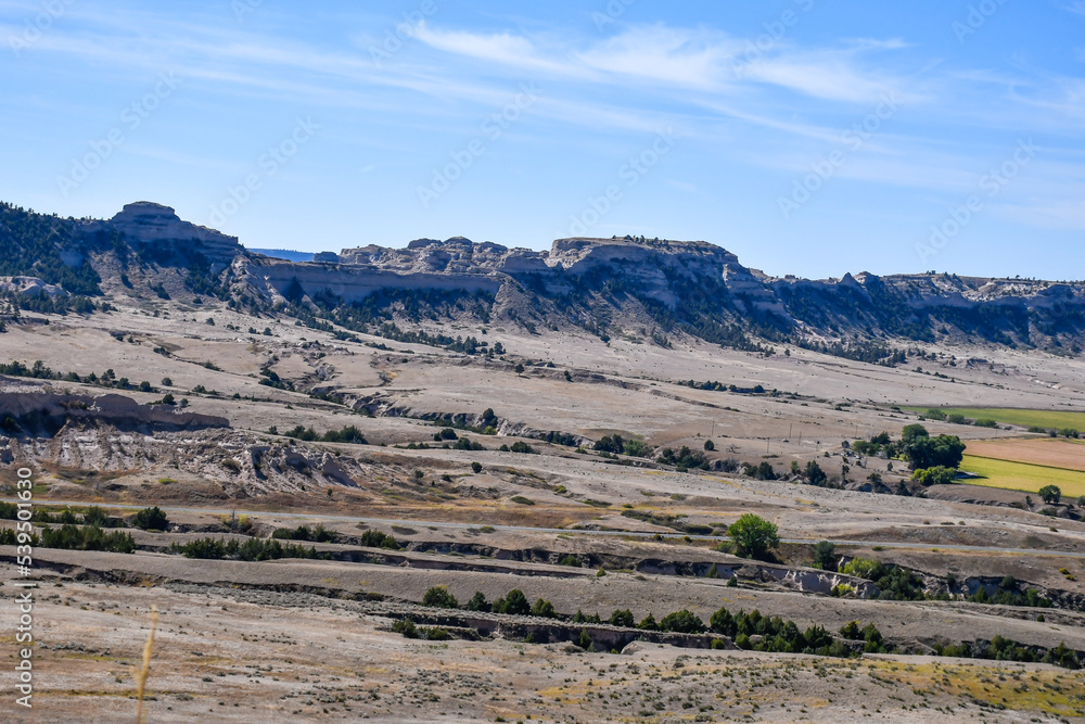 Rock formation, Scotts Bluff National Monument, Gering, Nebraska