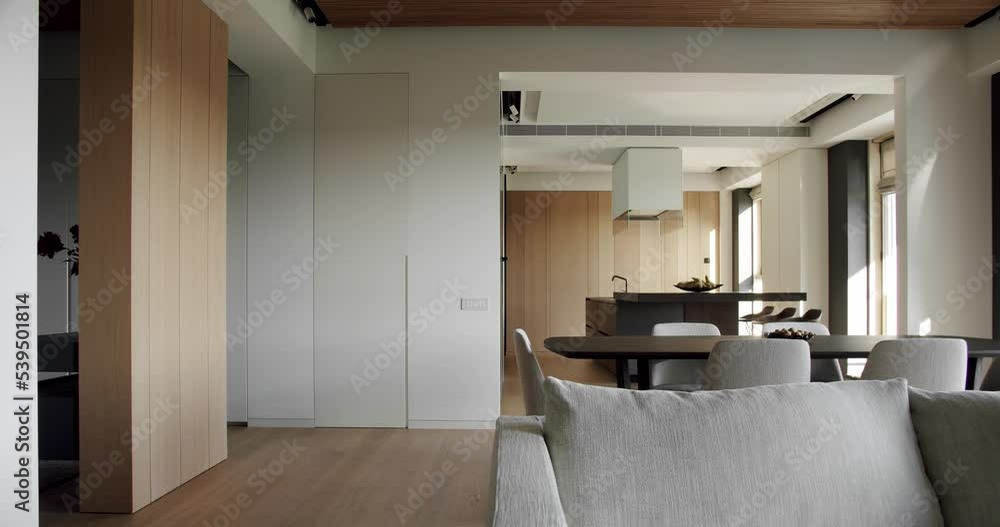Beautiful kitchen interior with new stylish furniture. Real Luxury ...