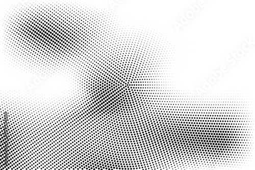 Halftone monochrome pattern with dots. Minimalism, vector. Background for posters, websites, business cards, postcards, interior design.