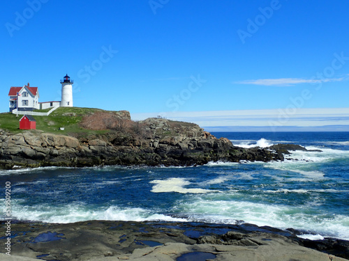 Nubble Lighthouse in York, Maine photo