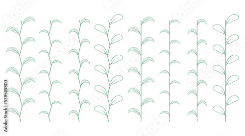 set design elements 7.
Collection of frame leaf and tree vector
