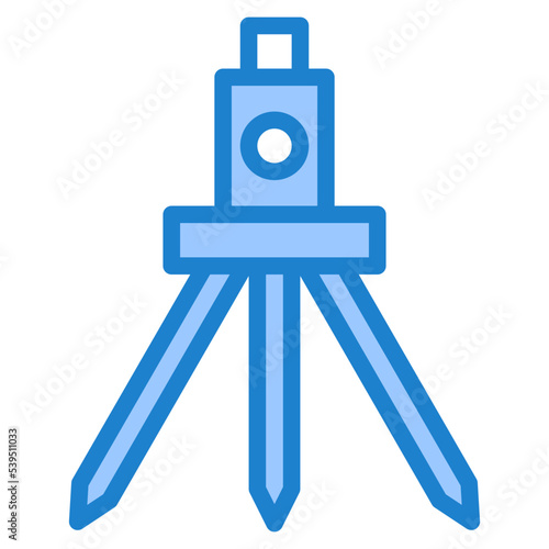 Theodolite blue style icon