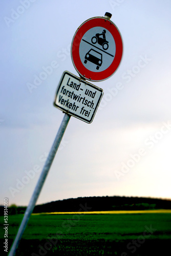 Durchfahrt verboten