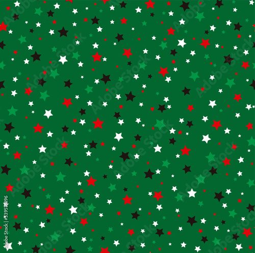 christmas stars pattern background 