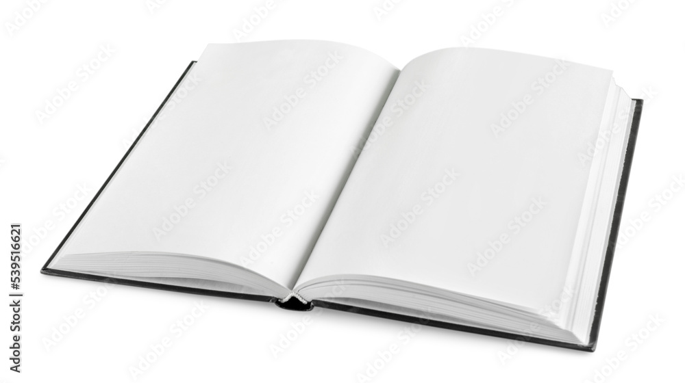 Blank notebook on a white background Blank notebook on a white background