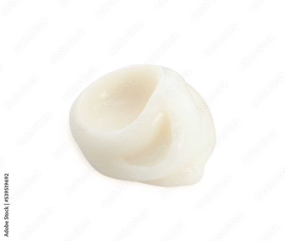 Sample of body cream isolated on white Sample of body cream isolated on white