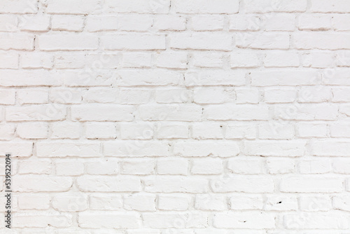 Fototapeta Mur z białej cegły, zdjęcie w układzie poziomym, panorama, tekstura