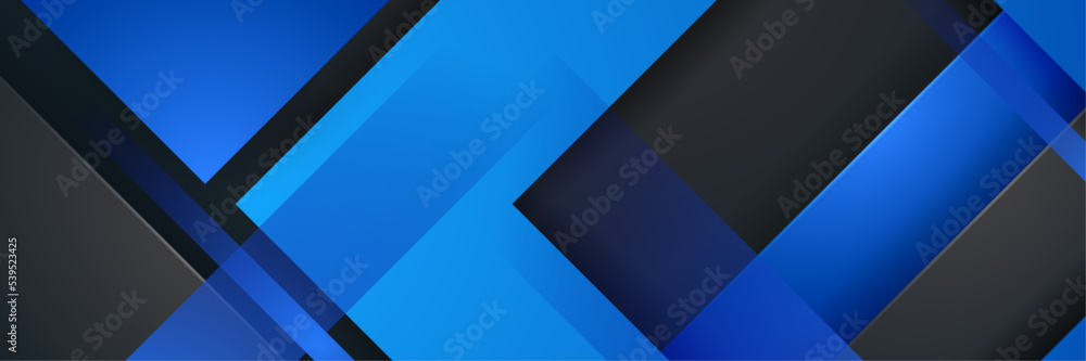 Abstract black blue banner Abstract black blue banner