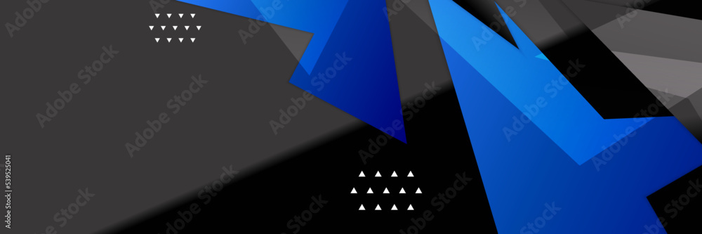abstract black and blue gradient contrast banner abstract black and blue gradient contrast banner