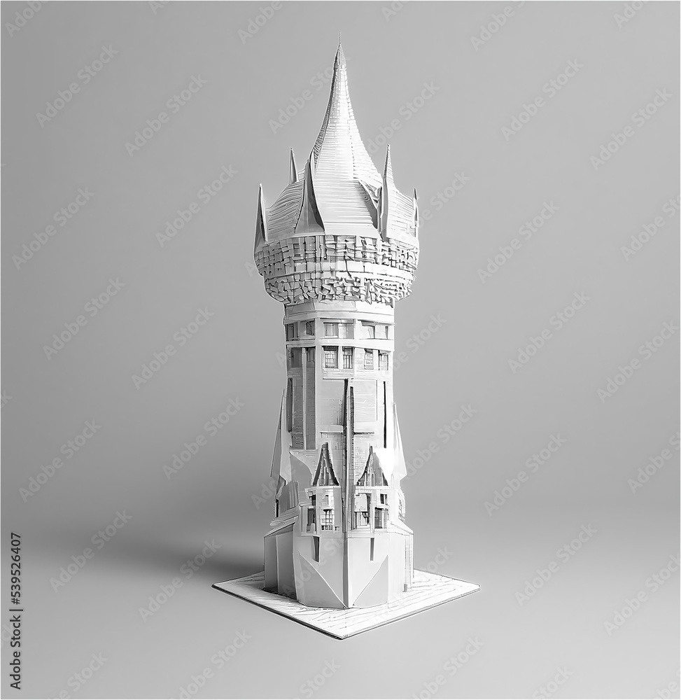 Obraz premium Castle mockup