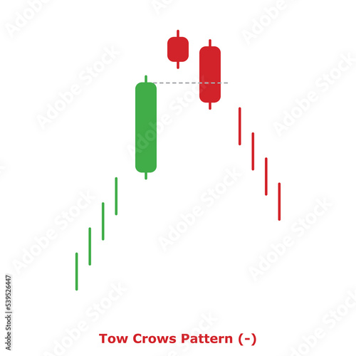 Tow Crows Pattern (-) Green & Red - Round