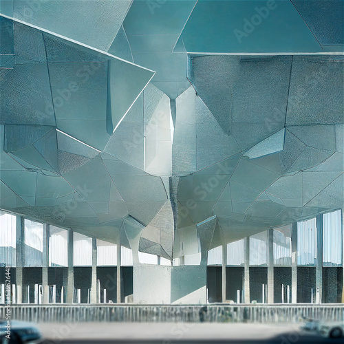 Modern public building