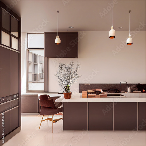 Modern wood kitchen