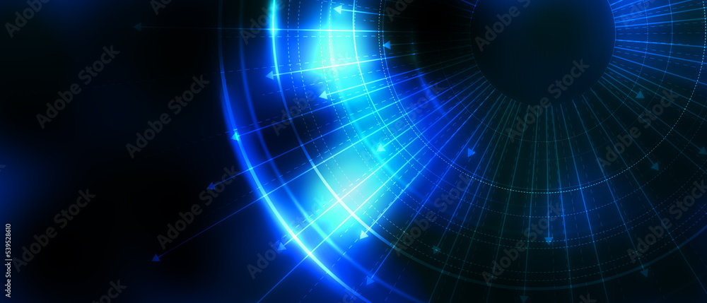 Dark tech abstract background with neon glow Dark tech abstract background with neon glow