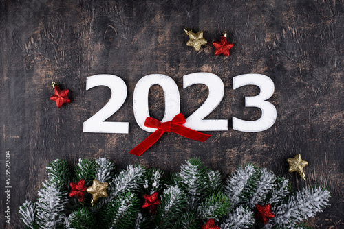 2023 New Year and Christmas composition © Yulia Furman