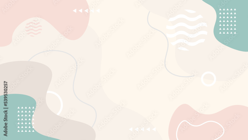 Flat design abstract background