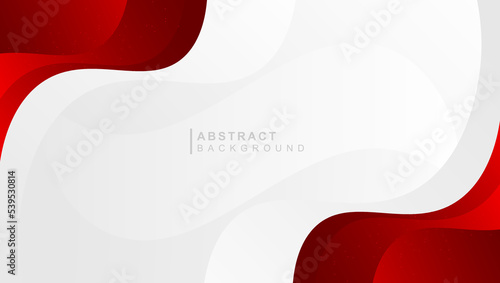 Red curve on a white background vector