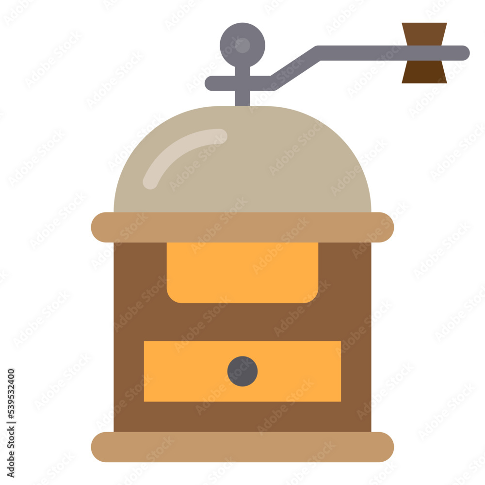 Obraz premium Grinder flat style icon