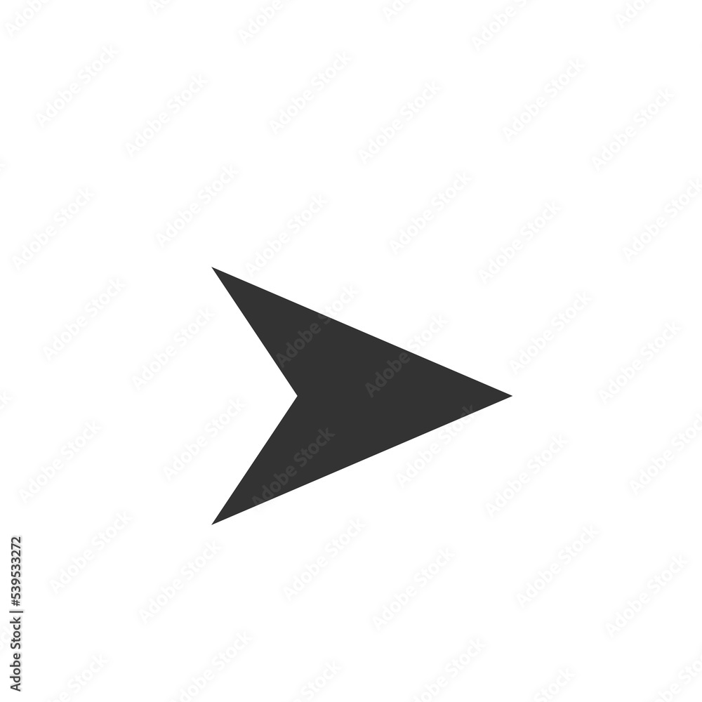 Arrow black icon. Cursor. Modern arrow. Arrow black icon. Cursor. Modern arrow.
