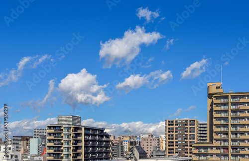 街並み　住宅地　商業地区