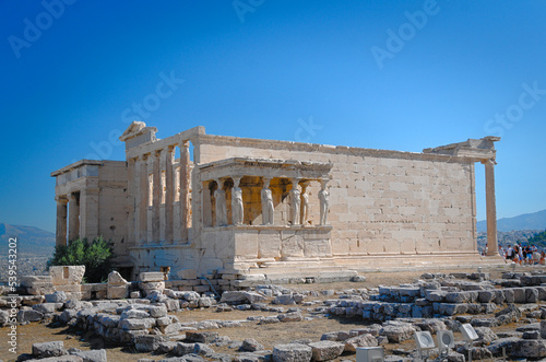 Vista del Erecteion en la Acrópolis. Atenas. Gracias. photo