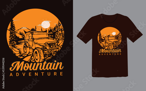 Mountain adventure t shirt