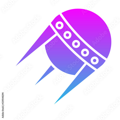 Sputnik Glyph Gradient Icon