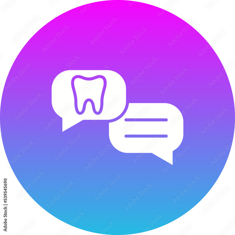 Consultation Gradient Circle Glyph Inverted Icon Consultation Gradient Circle Glyph Inverted Icon
