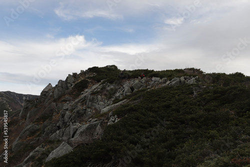 clouds over the mountains