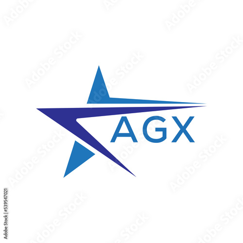 AGX letter logo. AGX blue image on white background. AGX Monogram logo design for entrepreneur and business. . AGX best icon. 