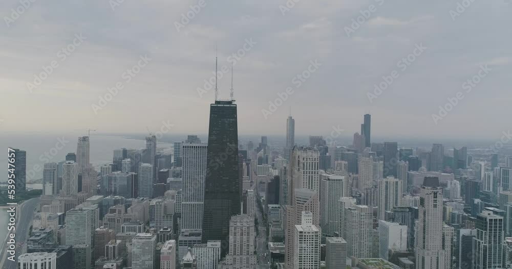 Aerial view of Chicago downtown, Illinois, United States. Aerial view of Chicago downtown, Illinois, United States.