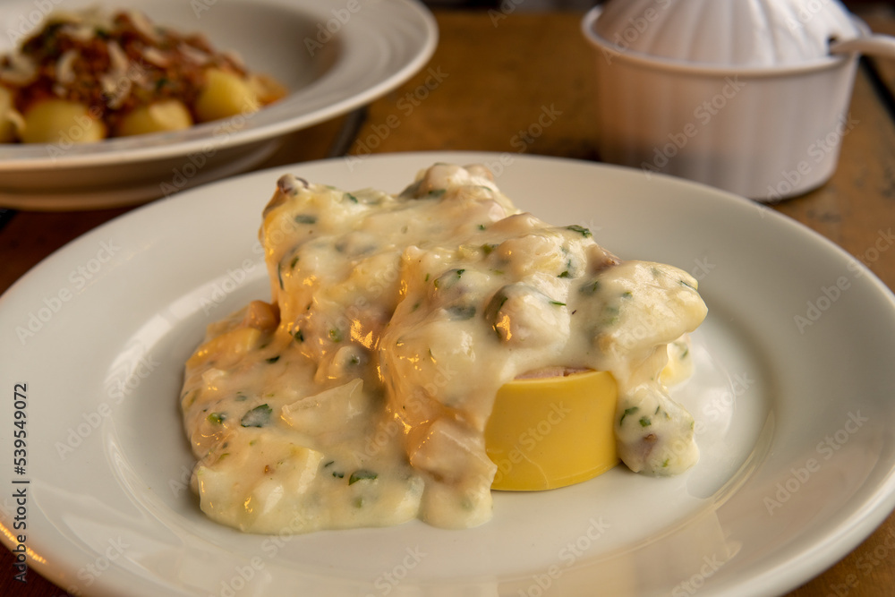rondelli with creamy white sauce rondelli with creamy white sauce