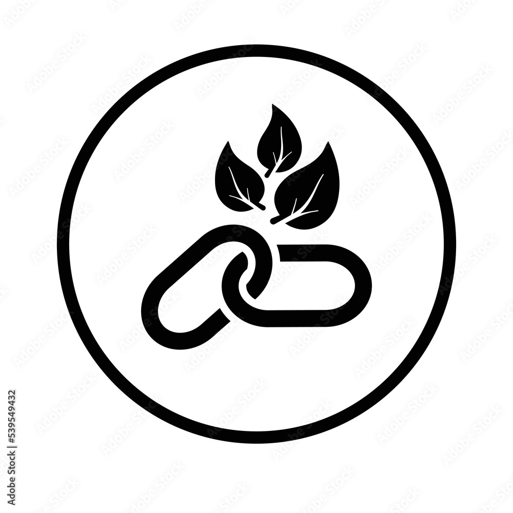 Link, organic links, connect icon. Black vector sketch. Link, organic links, connect icon. Black vector sketch.